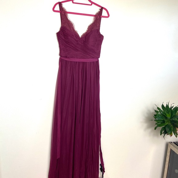 BHLDN Hitherto Fleur Black Cherry Dress Nouvelle - Picture 8 of 9